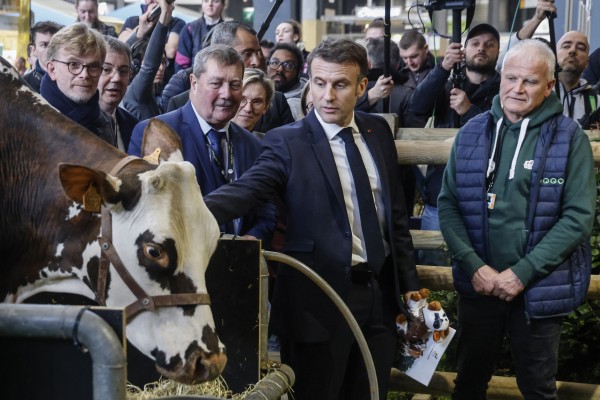 Macron booed by French farmers who blame him for not doing enough to support agriculture
