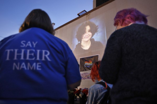 Vigil held for nonbinary Oklahoma teenager who died following a school bathroom fight