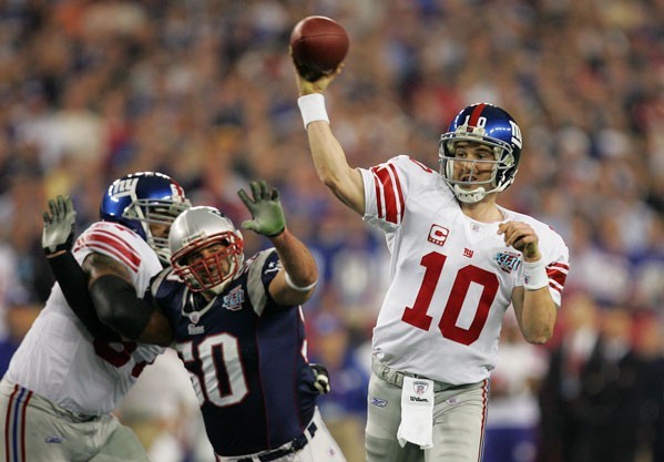 Giants upset Patriots in Super Bowl