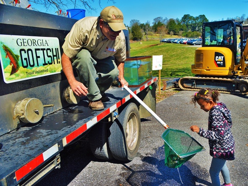 Trout stocking beginning in