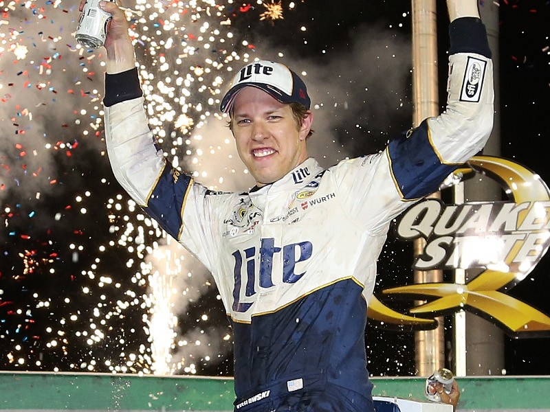 Brad Keselowski Saves Fuel, Wins Wild Race At Kentucky | AccessWDUN.com