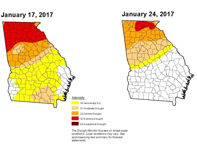 North drought severity drops in latest report