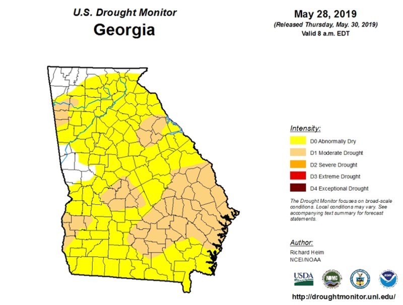 Dry Counties In Georgia Map - Daveen Francisca