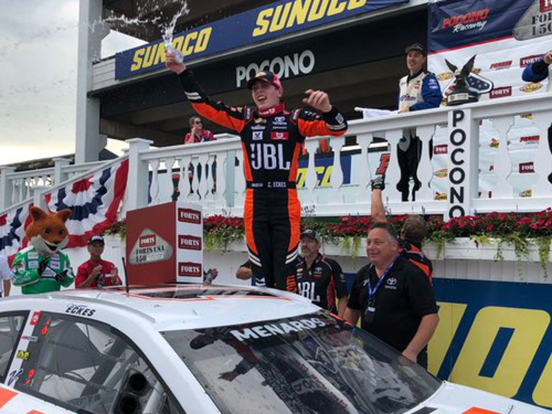 Eckes Makes Statement With Dominant ARCA Pocono Win | AccessWDUN.com