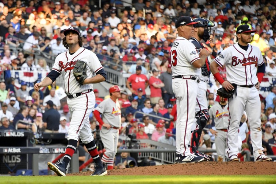 Cards oust Braves from NLDS with record 1st inning | www.bagssaleusa.com