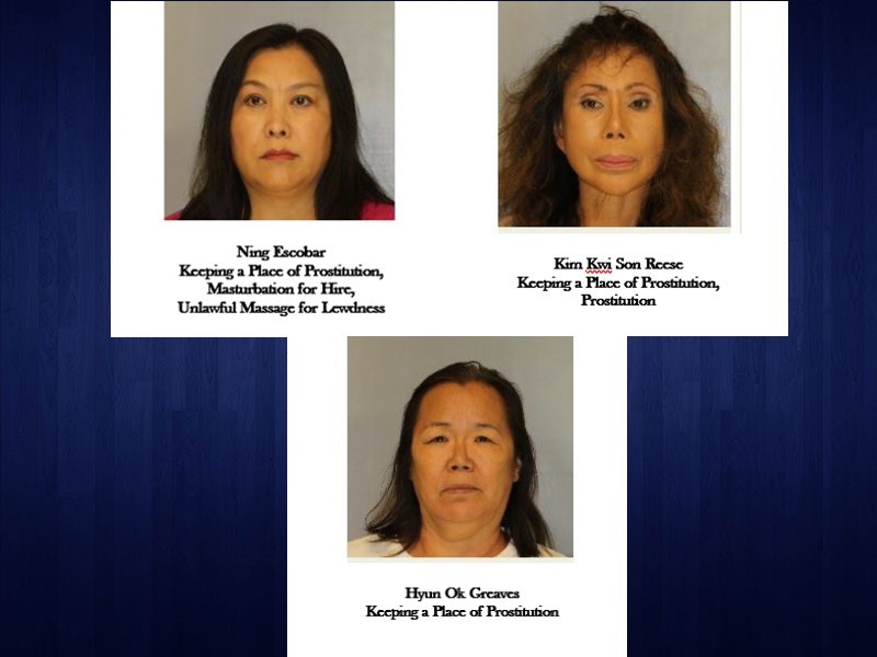 Three Arrested In Hall County Massage Parlor Sting