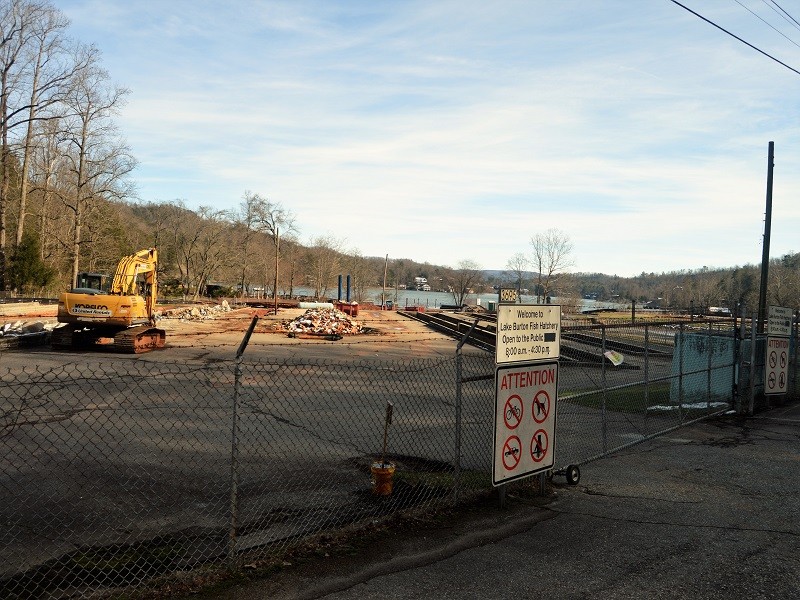 Lake Burton Fish Hatchery demolished will reopen in 20