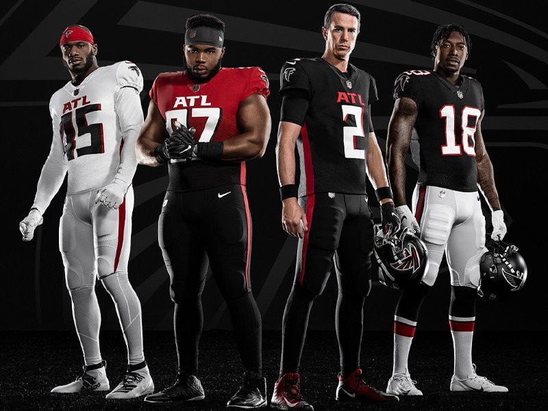 The Falcons hit and miss with new uniforms