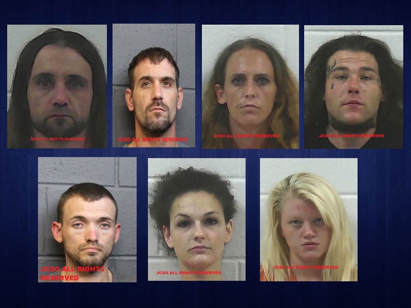 Seven arrested in Jackson County drug bust