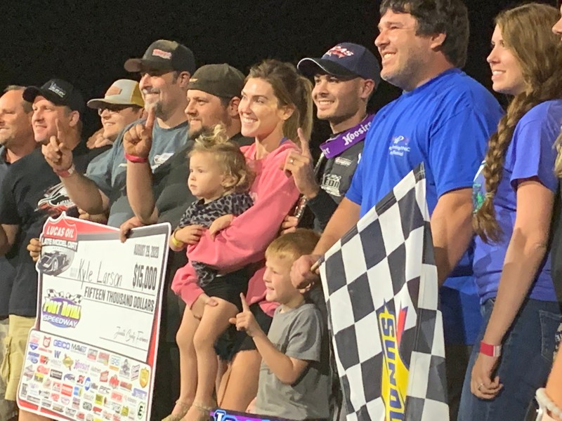 Kyle Larson gets first career Late Model win at Port Ro... | AccessWDUN.com