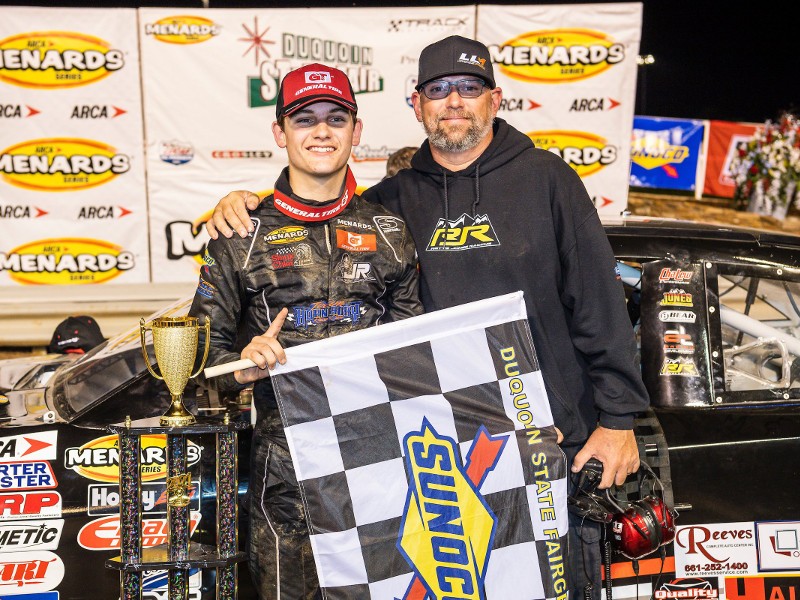 Landen Lewis dominates at DuQuoin for first ARCA win | AccessWDUN.com