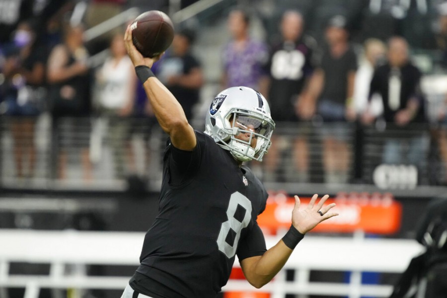 Raiders' Marcus Mariota To Miss Time