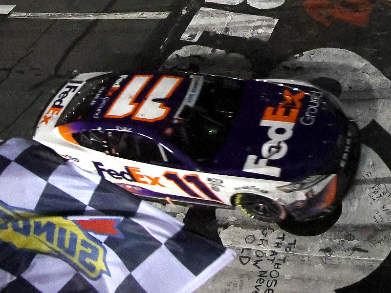 Denny Hamlin Overcomes Chaos To Win Coca-Cola 600 | AccessWDUN.com