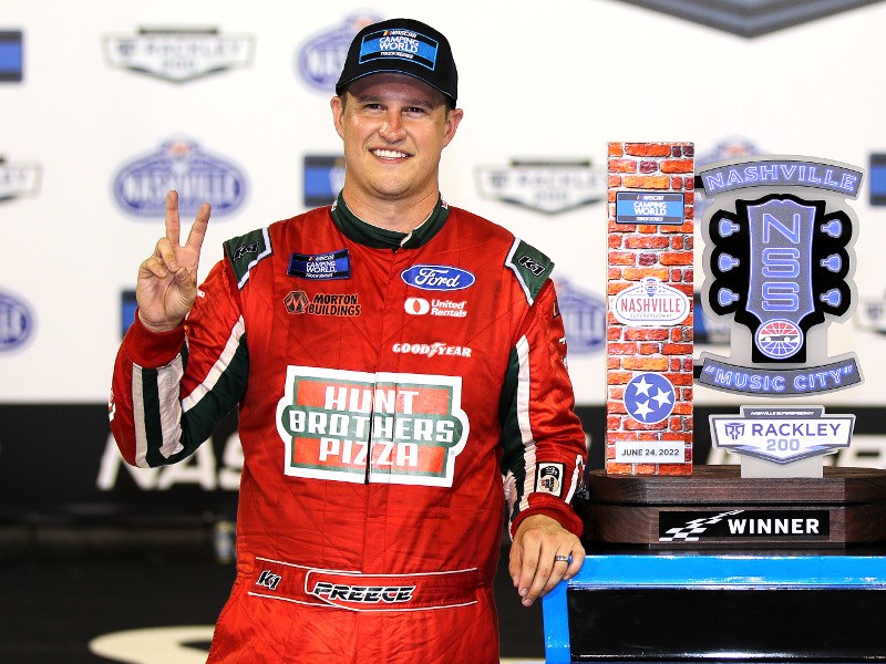 Ryan Preece defends NASCAR Trucks win at Nashville | AccessWDUN.com