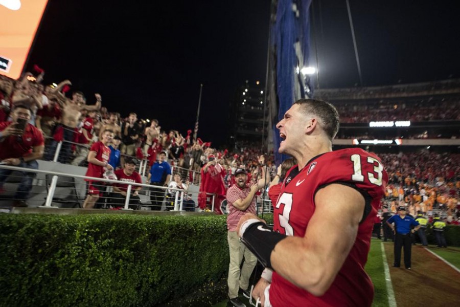 Photos: Georgia beats TCU to win second straight national championship -  The Athletic