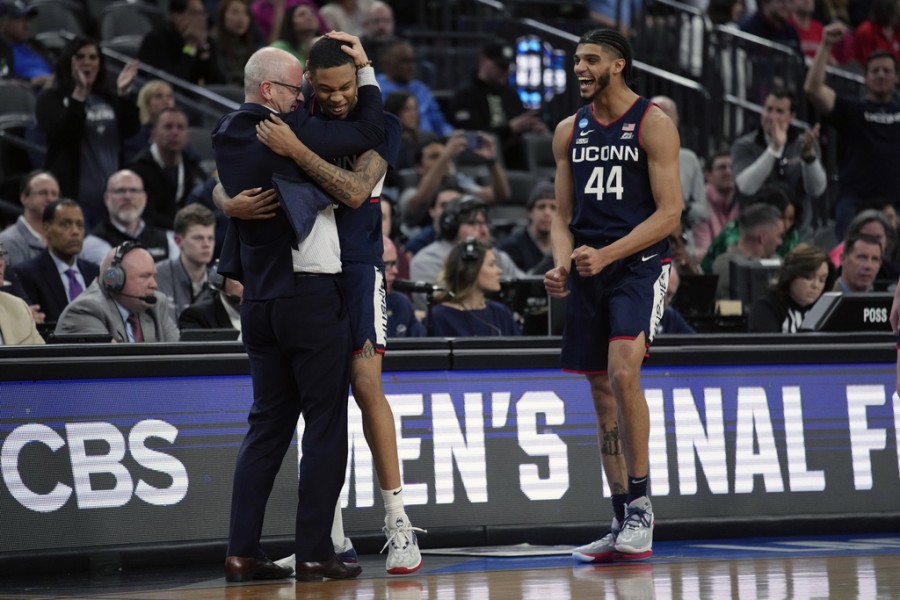 What channel is the UConn basketball game on tonight vs. Gonzaga