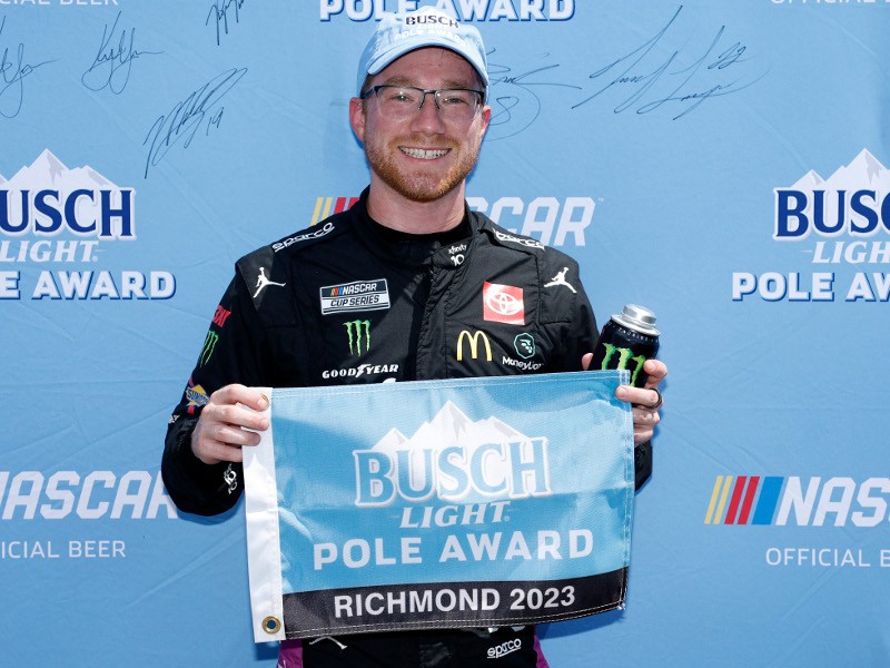 Tyler Reddick Tops Qualifying For Richmond Cup Pole