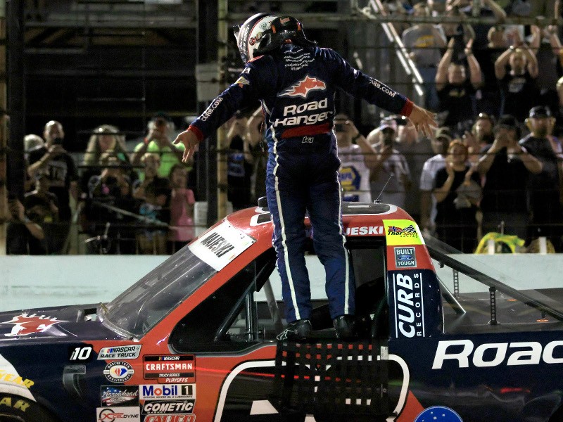 Majeski Dominates NASCAR Truck Playoff Opener At IRP | AccessWDUN.com