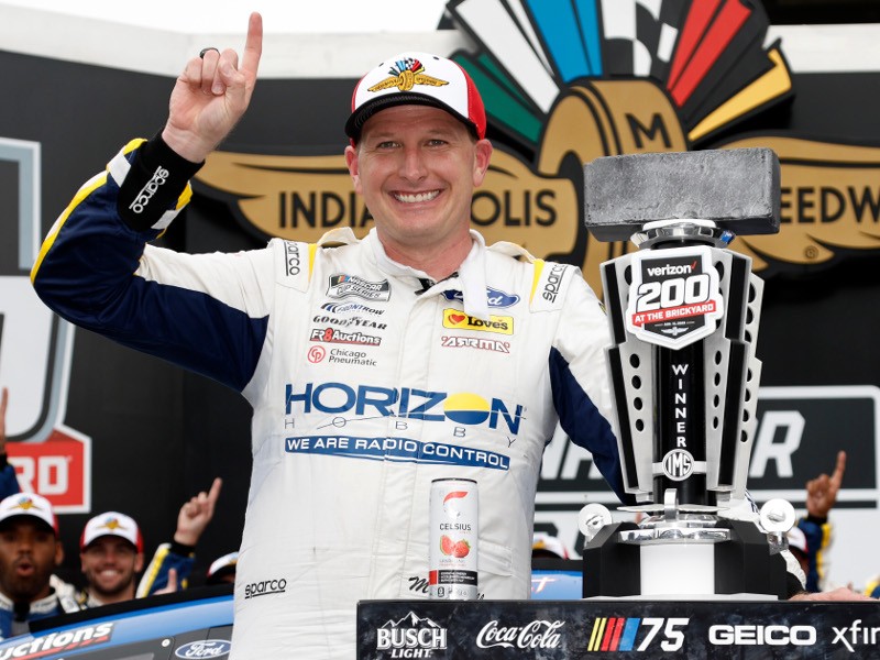 Michael McDowell wins Indy to lock into Cup Playoffs | AccessWDUN.com