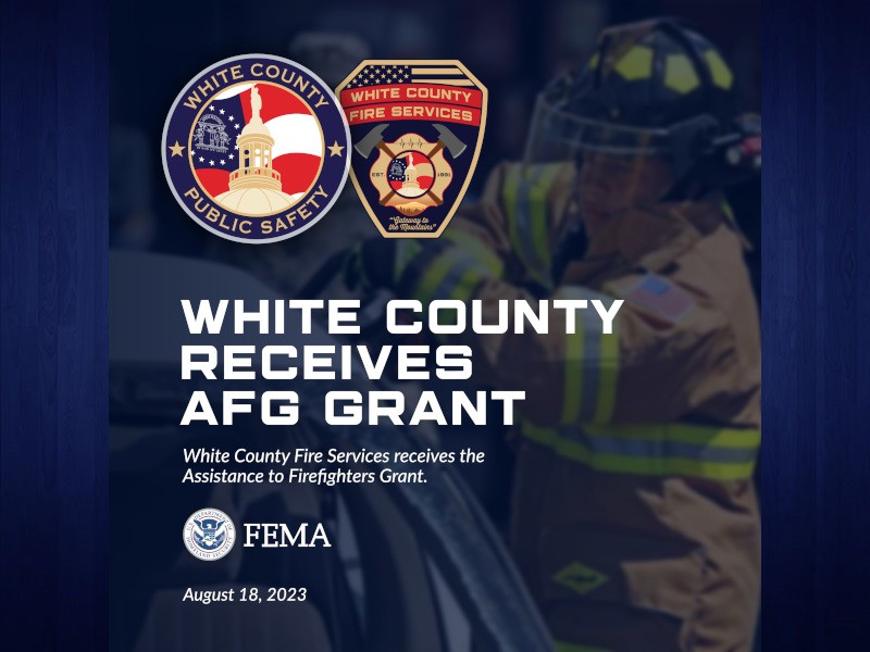 White County Fire Services receives FEMA grant