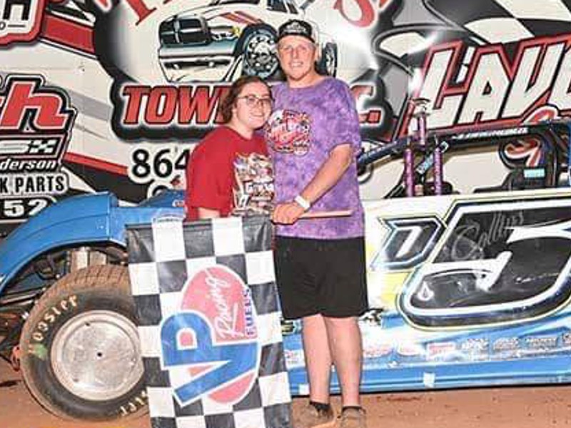 Drew Collins Cops Lavonia Limited Late Model Victory 