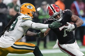 Bates flourishes in debut for new-look Falcons defense