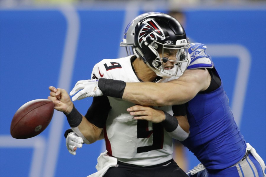 atlanta falcons first football game