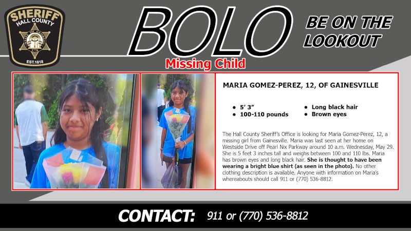 The search for missing Gainesville 12-year old Maria Go... | AccessWDUN.com