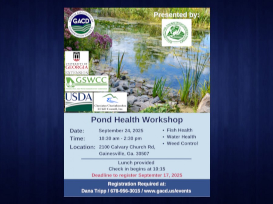 Three organizations to partner to bring pond health workshop to Gainesville